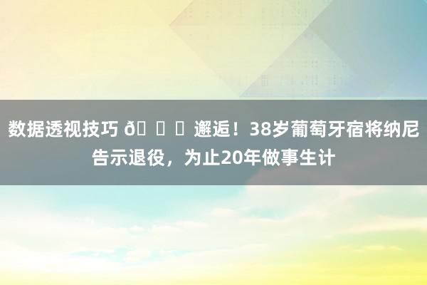 数据透视技巧 👋邂逅！38岁葡萄牙宿将纳尼告示退役，为止20年做事生计